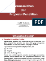 04 Permasalahan Dan Proposisi Penelitian PDF