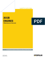 3512B Engine-Maintenance Intervals