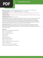 Programming With Java