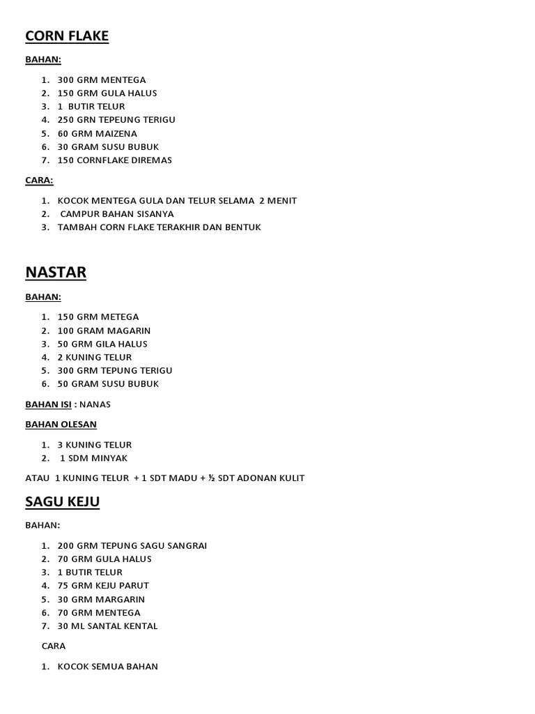 Resep Kue dan Masakan Indonesia | PDF | Cooking, Food & Wine | Wellness