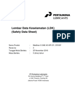(Bahasa) 015 - SDS - Meditran S SAE 40 API CF CF2 SF PDF
