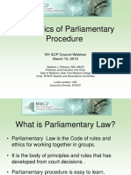 The Basics of Parliamentary Procedure 4 - 12 Edited