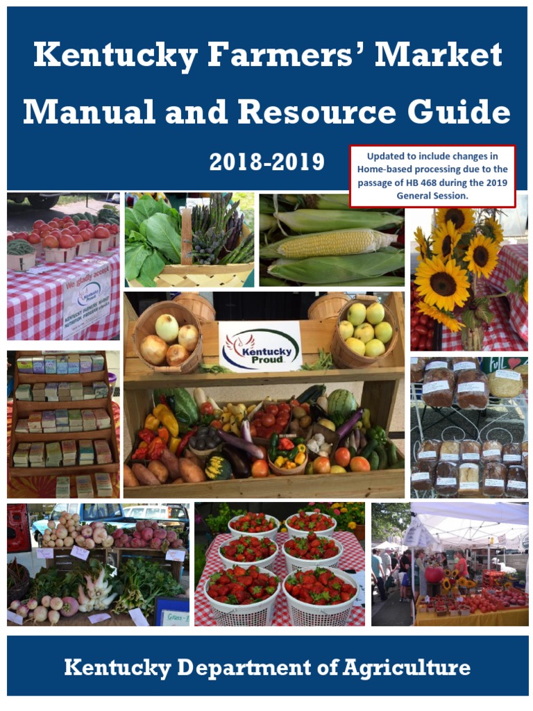 Kentucky Farmers' Market Guide 2019 | PDF | Farmers' Market | Beekeeper