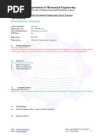 MSC Thesis Proposal Template