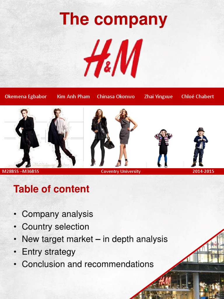 H&m presentation interview image