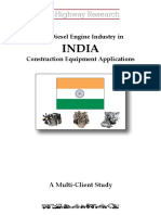 Diesel Engine Industry in India Construction Equipment