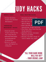 10 Study Hacks Poster PDF