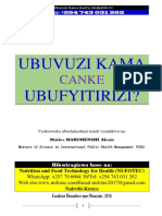 Ubuvuzi Kama Canke Ubufitirizi-3 PDF