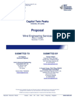 RWDI Proposal For Capitol Twin Peaks # 1700934P