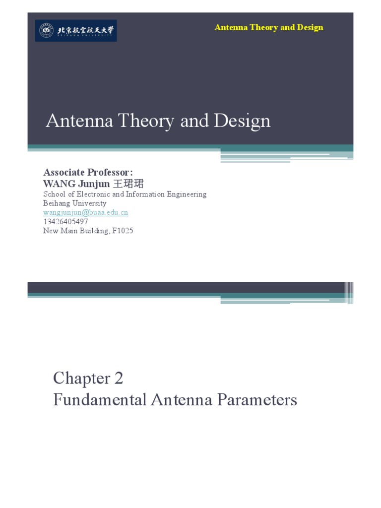 Lectrure 2.basic Antenna Parameters | PDF | Polarization (Waves ...