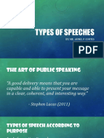 Types of Speech