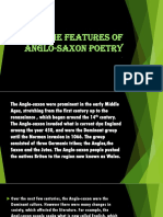 Anglo-Saxon Poetry Features