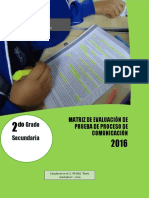 Evaluación de Proceso COM - 2°