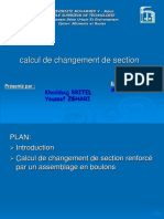 Changement de Séction