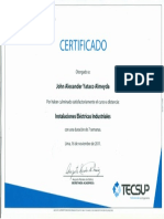 Certificado Tecsup