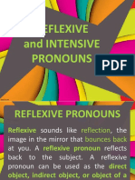 Reflesive and Intensive Pronouns