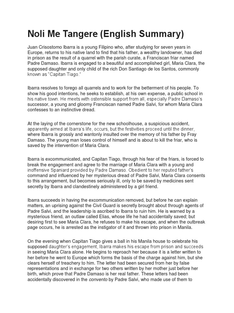 Pdf Module Jose Rizal S Noli Me Tangere Niño Manaog 53 Off