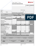 Valuación de Obra Ejecutada