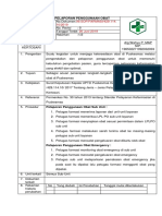 Sop Pelaporan Pemakaian Obat Emergency