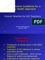 ARV Treatment Guidelines For A Public Health Approach