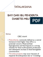 Tatalaksana Bayi Dari Ibu Penderita Diabetes Melitus