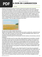 O AMOR E A DOR DE CARRASCOZA