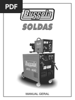 Manual máquina de solda MIG