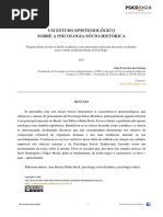 Um Estudo Epistemológico Sobre a Psicologia Sócio-histórica -  Psicólogo Alan Ferreira dos Santos