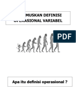 Definisi Operasional