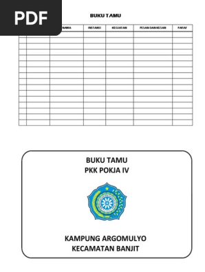Buku Kegiatan Pkk Pokja Pkk