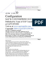 Sap Fico Configuration: Sap R/3 Enterprise Ecc6