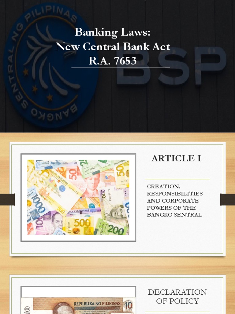 General Banking Act PDF Receivership Insolvency