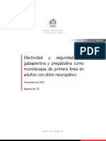 Dolor Neuropático (Gabapentina y Pregabalina) PDF