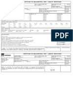Certificado de Qualidade/Mill Test / Quality Certificate