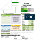 PTCL invoice details for phone, internet and TV services