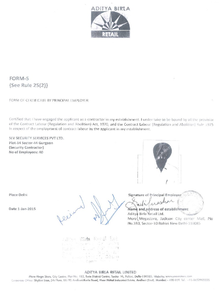 Form 5 | PDF