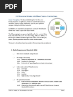 CCIE Enterprise Wireless v1 Exam Topics