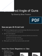 Uncovering Angle of Guns IRE19