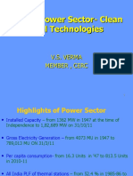 Indian Power Sector-Clean Coal Technologies: V.S. Verma Member, Cerc