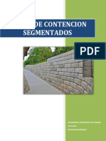 Muro de Contencion Segmentado PDF