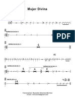 MUJER DIVINA - Percusion PDF