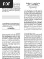 Jesus Cristo O Mesmo Ontem Hoje e Eternamente