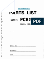 PCR-200 Seri̇si̇ Yedek Parça Kataloğu PDF