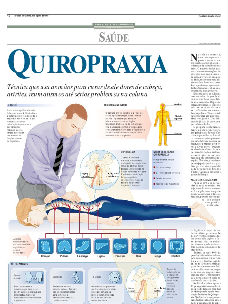 Entenda a Quiropraxia e Seus Benefícios | PDF | Nervo | Quiroprático, image size:768x1024