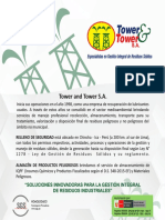 Brochure Tower and Tower Relleno de Seguridad PDF