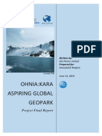 Ohniakara Aspiring Global Geopark Project - Final Report - Yurchenko Nwosu