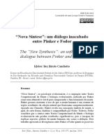 Nova Síntese: Um Diálogo Entre Pinker e Fodor