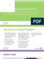 Deteriorating Patients An Introduction For GP Reception Staff Slides FINAL