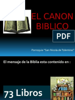 El Canon Biblico