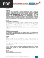 Concurso Interno de Leitura_Regulamento 2010
